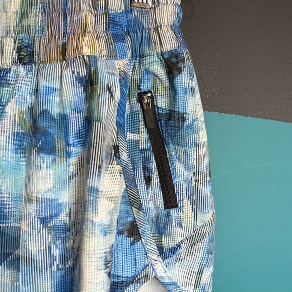 Lululemon Athletica Blue and White Athletic Shorts - Picture 5 of 12